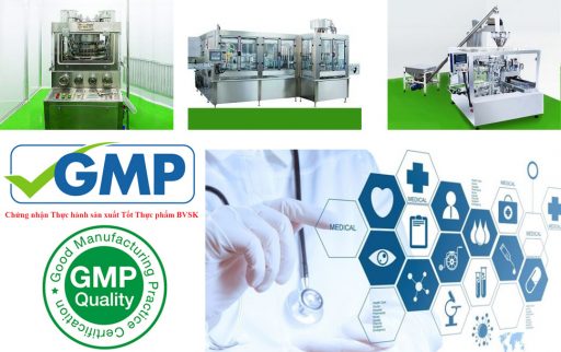 Các lĩnh vực áp dụng tiêu chuẩn GMP
