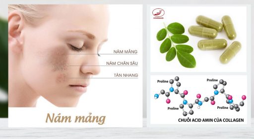 trắng da, mờ nám từ thiên nhiên